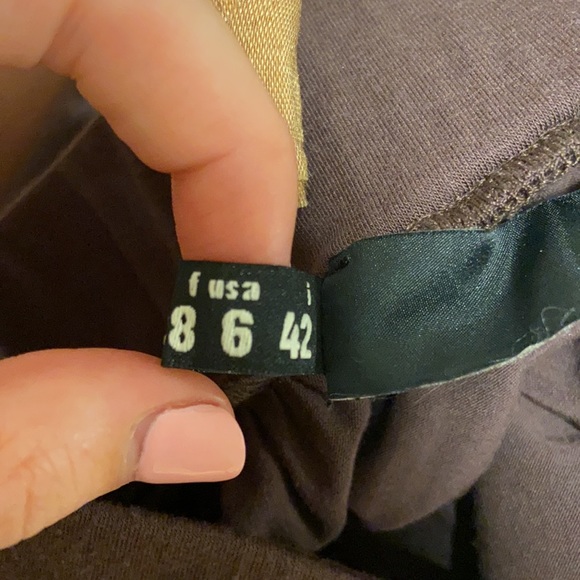 Love Moschino Flowy Brown Skirt with Cutout Detail - Picture 11 of 11